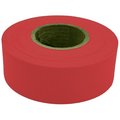 C.H. Hanson Flagging Tape, 300 ft L, 1316 in W, Red, Polyethylene 17021